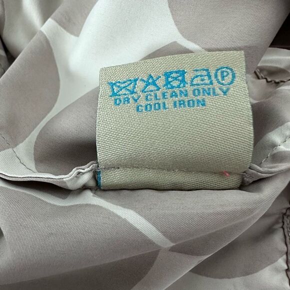 Boden Light Brown & Cream Polka Dot Pullover Hooded Windbreaker size 18 - Picture 5 of 8